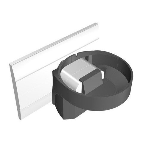 Suporte Apoio Tomada Horizontal Space S Amazon Echo Dot 3 Cor:Branco