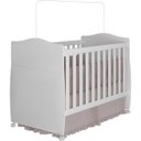 Ver imagem 2 de Berço Mini Cama com Suporte Mosquiteiro Confort Espresso Móveis Branco