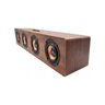 Caixa de Som Retrô Vintage Madeira Bluetooth Rádio Fm 38cm - 4