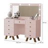 Penteadeira Camarim com Banqueta Mila Rosê Luapa - 2