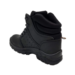 Bota de Segurança Preta Ecosafety Ca 46122 com Bico Pvc ? Calçado de Proteção Individual, Antiderrap - 3