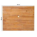 Ver imagem 3 de Painel para TV até 42 Polegadas Madeira Maciça 130CMX100CM Marrom