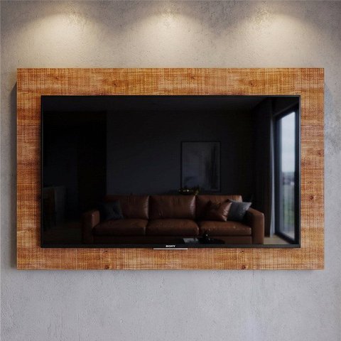 Painel para TV até 42 Polegadas Madeira Maciça 130CMX100CM Marrom