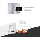 Ver imagem 6 de Aquecedor De Água A Gás Komeco Ko 26 DI Prime Wifi  Inox Digital Bivolt 26 Litros Gás Gn E Kit Ligaç