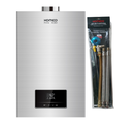 Ver imagem 1 de Aquecedor De Água A Gás Komeco Ko 26 DI Prime Wifi  Inox Digital Bivolt 26 Litros Gás Gn E Kit Ligaç