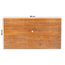 Ver imagem 3 de Painel para TV até 50 Polegadas Madeira Maciça 185CMX100CM Marrom