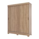 Ver imagem 1 de Guarda-Roupa 2 Portas Correr Henn Briz B353-198 2 Gavetas Jequitibá Brilho SE