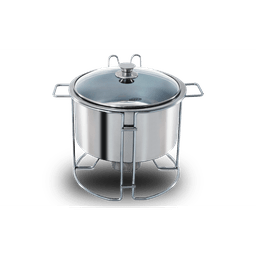 Rechaud Redondo Brinox Savoy 4,5 Litros Ø 42 Cm Aço Inox - 1