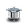 Rechaud Redondo Brinox Savoy 4,5 Litros Ø 42 Cm Aço Inox - 1