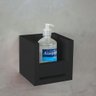 Suporte Álcool em Gel Preto em Mdf - 4