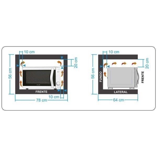 Forno Elétrico 44L Sonetto Mueller 220V Branco - 5