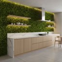 Ver mais imagens de 5 Quadros Buxinho Artificial para Montar Seu Jardim Vertical Parede Verde para Casa