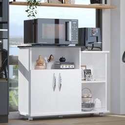 Fruteira Rodinhas Base Branca Preto para Bebedouro Cozinha - 5 Fruteira Rodinhas Base Branca Preto para Bebedouro Cozinha - 5