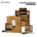 Ver mais imagens de Cômoda Madri e Guarda Roupa Casal Imperial Carvalho Americano Tx -incorplac