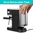 Ver imagem 4 de Casabrews Máquina de Espresso 20 Bar com Vaporizador de Leite, Preta