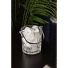 Balde para Gelo de Vidro com Pegador Flor de Lotús 15cm X 13cm X 14cm - Wolff - 5