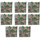 Ver imagem 1 de Bolsa Ecobag Kit 8 Uni Sacola de Ombro Compras Mercado Feira Dobravel Portatil