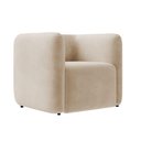 Ver imagem 3 de Poltrona Sala de Estar Decorativa Kit 2 Laguna Veludo K01 - D'Rossi Cor Bege