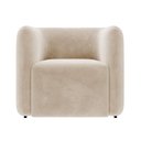 Ver imagem 4 de Poltrona Sala de Estar Decorativa Kit 2 Laguna Veludo K01 - D'Rossi Cor Bege