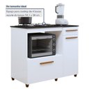 Ver mais imagens de Balcão de Cozinha para Cooktop 2 Portas 1 Gaveta 1 Nicho para Forno Violeta