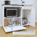Ver imagem 5 de Balcão de Cozinha para Cooktop 2 Portas 1 Gaveta 1 Nicho para Forno Violeta
