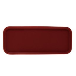 Kit 02 Travessas Porcelana Nórdica Vermelho Matt 31x13x3cm - 2