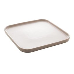 Kit 02 Travessas Porcelana Nórdica Cinza Matt 25x25x2cm - 1 Kit 02 Travessas Porcelana Nórdica Cinza Matt 25x25x2cm - 1