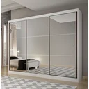 Ver imagem 1 de Guarda Roupa Casal com Espelho 3 Portas de Correr 8 Gavetas Grand Novo Horizonte