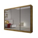 Ver imagem 2 de Guarda-Roupa Casal com Espelho 3 Portas de Correr 8 Gavetas Grand Espresso Móveis
