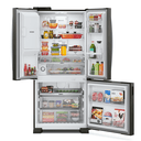 Ver imagem 4 de Geladeira Brastemp Frost Free French Door Água e Gelo na Porta 515 Litros Cor Black Inox - Brh85ae 2