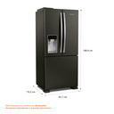 Ver imagem 5 de Geladeira Brastemp Frost Free French Door Água e Gelo na Porta 515 Litros Cor Black Inox - Brh85ae 2