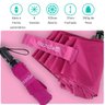 Guarda Chuva Automático Invertido Sombrinha De Bolsa Fazzoletti Rosa - 6