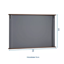 Ver imagem 2 de Painel de Tv para Sala 120cm Clássico 50506 Linz Móveis - Cinza/imbuia Glazer