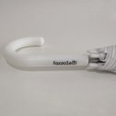 Ver imagem 6 de Guarda Chuva Automático Com Cabo Curvo Sombrinha Transparente E Branca Fazzoletti