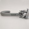 Guarda Chuva Automático Com Cabo Curvo Sombrinha Transparente E Cinza Fazzoletti - 7