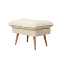 Ver imagem 2 de Puff Inglaterra Decorativo para Sala Quarto Linho Rústico Harpia Decor