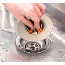 Ver imagem 4 de Filtro Para Ralo De Pia Cozinha Trium Protetor De Ralo Bege OU