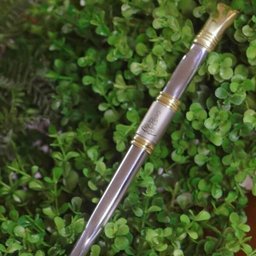 Bomba Chimarrão Para Cuia Com Rosca Aço Inox 304 Banho Ouro Nossa Senhora Aparecida - 7