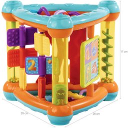 Triângulo de Atividades Para Bebê Com Formas Coloridas Infantil Buba - 3