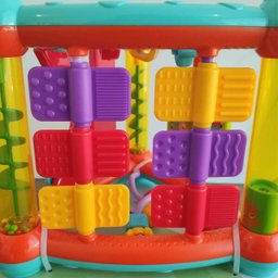 Triângulo de Atividades Para Bebê Com Formas Coloridas Infantil Buba - 8