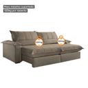 Ver imagem 6 de Sofá Retrátil e Reclinável  Genova 2.40m - Movenzo Estofados