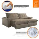 Ver imagem 5 de Sofá Retrátil e Reclinável  Genova 2.40m - Movenzo Estofados