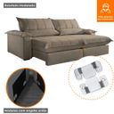 Ver imagem 3 de Sofá Retrátil e Reclinável  Genova 2.40m - Movenzo Estofados