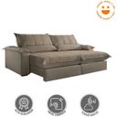 Ver imagem 2 de Sofá Retrátil e Reclinável  Genova 2.40m - Movenzo Estofados