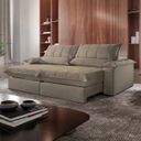 Ver imagem 1 de Sofá Retrátil e Reclinável  Genova 2.40m - Movenzo Estofados