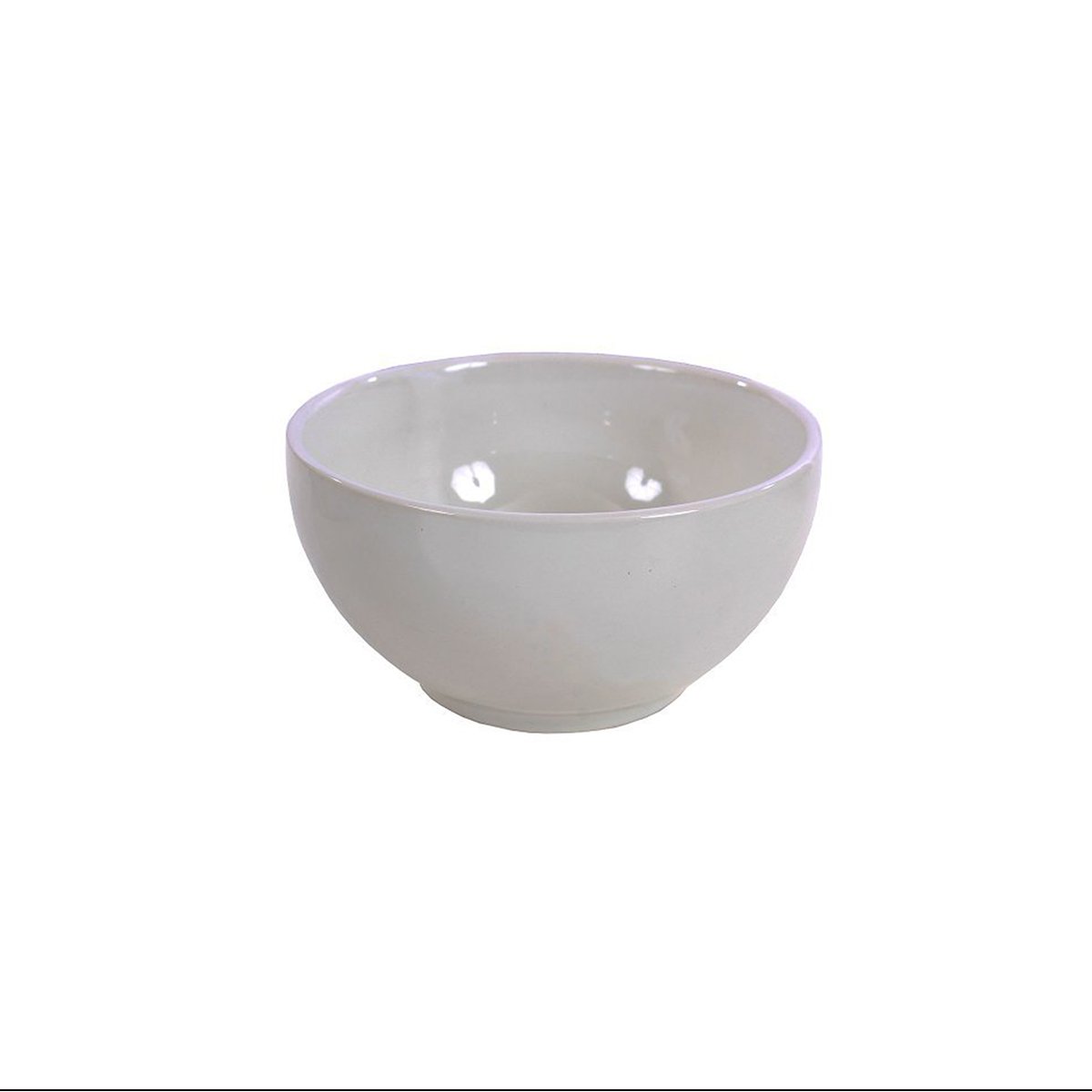 Conjunto C/ 6 Cumbucas Tigela Bowls Porcelanas Branca 500ml - 2