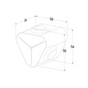 Ver imagem 3 de Arandela Flou Ray LED Embutido IP65 3W Bivolt Branco Nordecor Iluminação
