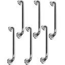 Ver imagem 1 de Barra Alça Apoio 50cm Aço Inox Kit 6 Uni Suporte Anti Queda Banheiro Box Escada Corrimao Idoso Gesta