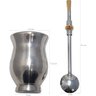 Kit Cuia E Bomba De Bojo 21cm Metal Chimarrão Mate Terere - 4