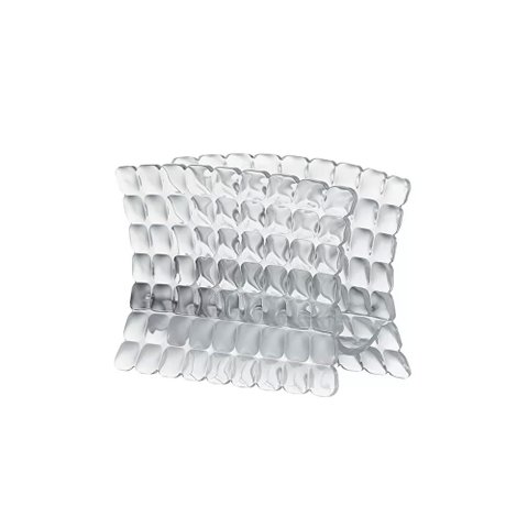 Porta Guardanapo de Mesa Bpa Free 15,2 X 7,6 X H11cm - Tiffany - Transparente - Guzzini